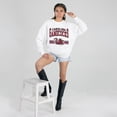 thumbnail image 3 of Women's Gameday Couture White South Carolina Gamecocks Oversized Premium Fleece Sweatshirt, 3 of 5