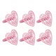 thumbnail image 1 of Napkin Rings Napkin Buckles for Parties Pink Alloy Decorative 6Pcs, 1 of 5