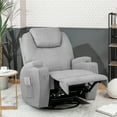 thumbnail image 4 of Costway Rocker Fauteuil Inclinable 360 ° Pivotant Massage & Chauffage Canapé avec Télécommande, 4 of 10
