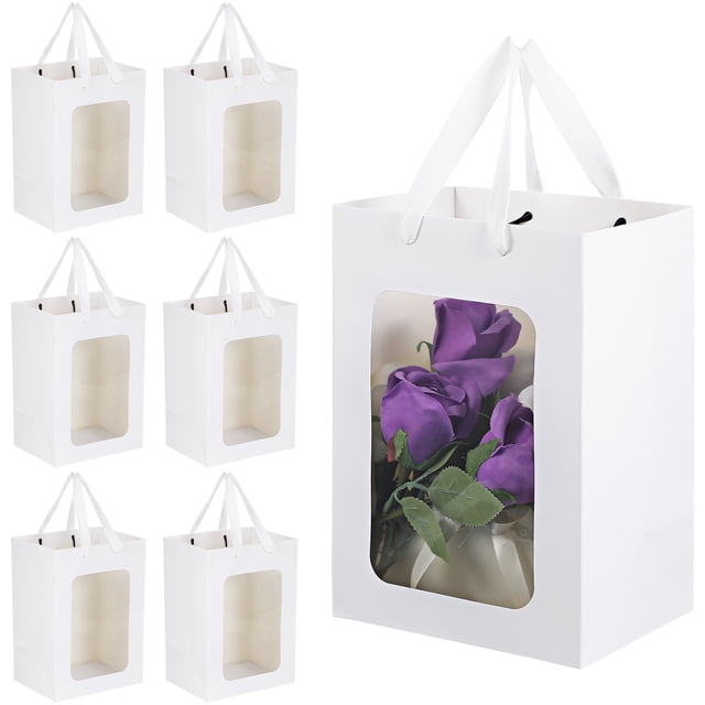 20 bolsas transparentes para regalos, ramos, regalos, embalajes, papel, recuerdos de fiesta.