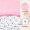thumbnail image 3 of DweIke Round Rug for Bedroom,Soft Shaggy Area Rugs for Living Room Decor,Fluffy Circle Carpets for Nursery,5'x5',Pink, 3 of 7