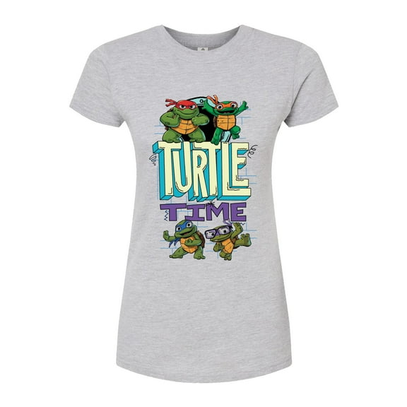 Teenage Mutant Ninja Turtles Mutant Mayhem  - Turtle Time  - Juniors Fitted Graphic T-Shirt