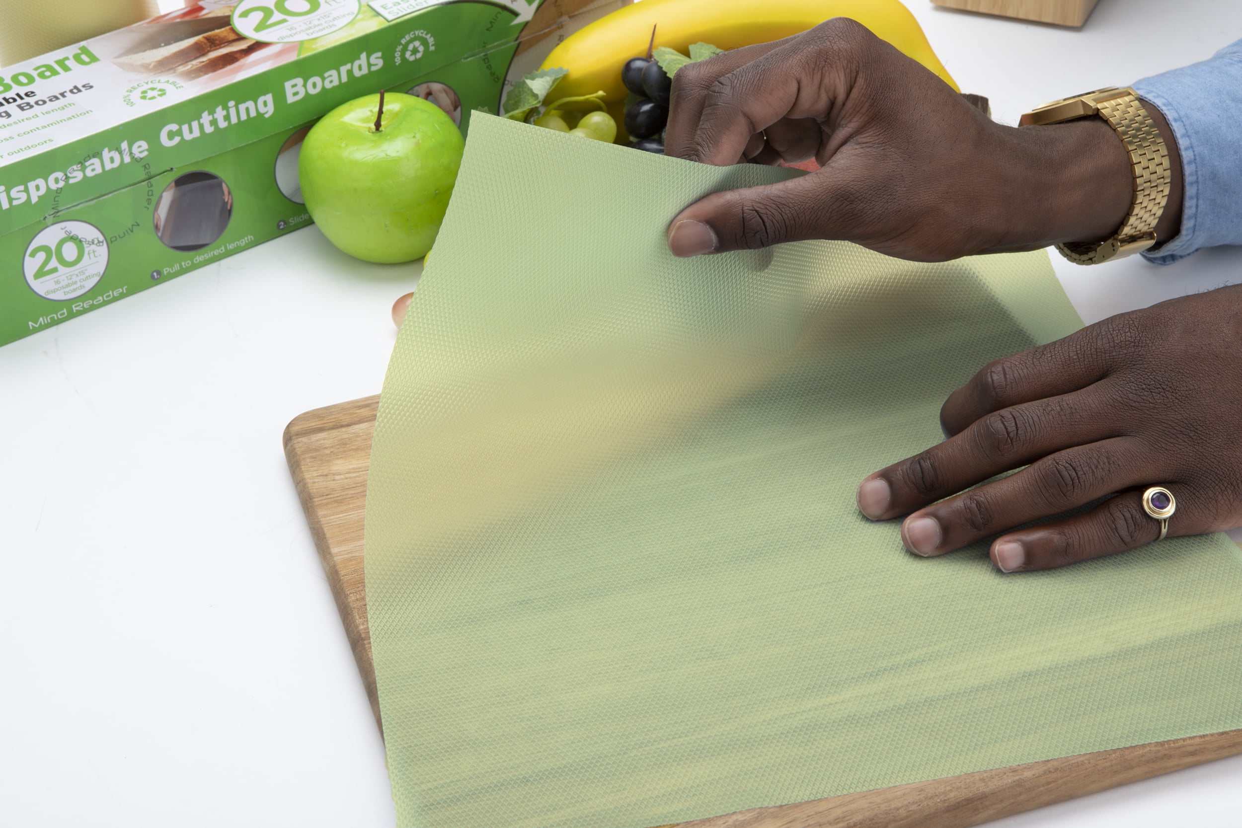 EZ Board Disposable Cutting Boards, 50 Square Feet, Yellow Walmart