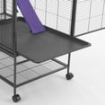 thumbnail image 5 of 39" Metal Small Animal Cage 2-Tier Rolling Ferret Cage with Tray A Ramp, 5 of 10