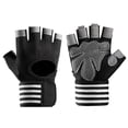 thumbnail image 1 of 1Pair Compression Arthritis Gloves - Half Finger Arthritis Gloves For Men I9J4, 1 of 9