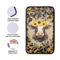thumbnail image 5 of Renewold Cow Sunflower Leopard Print Car Center Console Cover, Armrest Cover for Car, Auto Armrest Cushion Seat Box Pad for Most Cars Trucks and SUV, 5 of 6