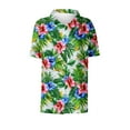 thumbnail image 6 of WCMZJ Hawaiian Shirts for Women Summer Beach Shirt Tropical Shirts Womens Hawaii Button Down Short Sleeve Blouses Button Up Tops Green XL, 6 of 6