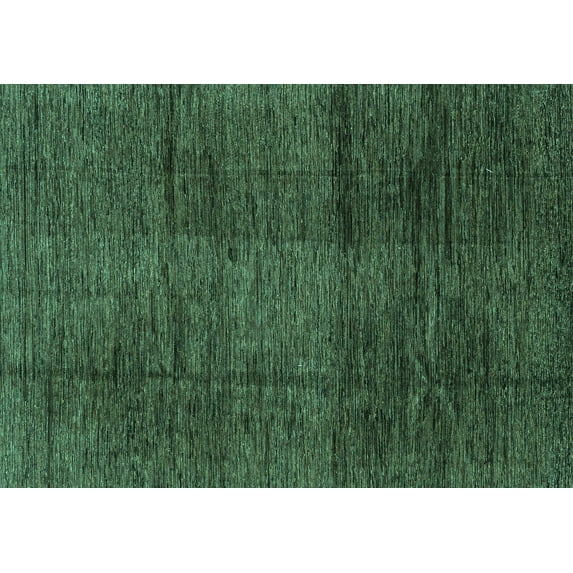 Ahgly Company Indoor Rectangle Abstract Turquoise Blue Modern Area Rugs, 4' x 6'