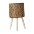 thumbnail image 4 of koolsoo Plant Basket with Legs Simple Plant Pot for Farmhouse Drawing Room Apartment Brown, 4 of 8