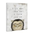 thumbnail image 2 of Stupell Industries Contemporary I Love You So Phrase Mythical Forest Monster Canvas Art, 24 x 30, by Lil' Rue, 2 of 7