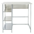 thumbnail image 2 of SAFAVIEH Hayden 3-Shelf Standing Desk White / Chrome, 2 of 7