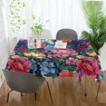 thumbnail image 3 of Yayeee Tablecloths 54" x 72" Rectangle Wrinkle Resistant Party Table Cover, Ethereal Floral Harmony, 3 of 8