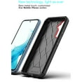 thumbnail image 6 of TJS for Samsung Galaxy S24 Phone Case, Dual Layer Shockproof Rugged Hybrid Drop Protector Cover for Galaxy S24 (Black), 6 of 8