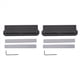 thumbnail image 1 of 2X DDR4 DDR5 Memoria RAM Disipador de Enfriador Chaleco de Enfriamiento de Memoria Radiador de Aluminio con Conductor de de Grasa de Silicona de 9 W, Negro, 1 of 5