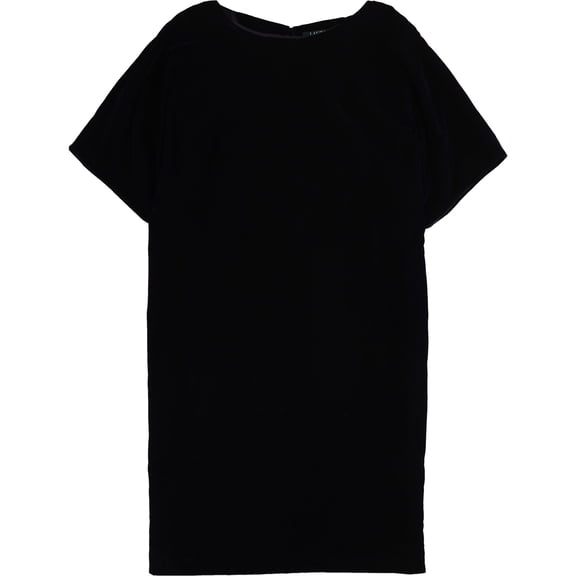 Lauren Ralph Lauren Womens Keaira Short Sleeves Casual Dress Purple 12