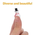 thumbnail image 3 of Uonlytech 30Pcs Black Resin Snowman Figurines Xmas Ornament for Home Office Decor, 3 of 6
