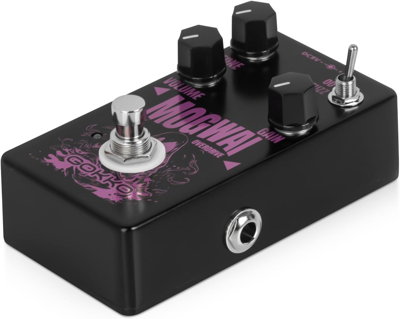 GOKKO Mogwai Overdrive Fuzz Pedal - Versatile Guitar Effects Pedal with Overdrive and Fuzz Modes - Compact Stompbox for Electric Guitarists(GK-61)