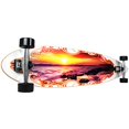 thumbnail image 3 of Krown Sunset City Surf Longboard Skateboard, 3 of 5