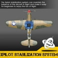 thumbnail image 3 of VOLANTEXRC 4-CH P40 WWII Warhawk Remote Controlled Airplane RC Aircraft, 3 of 8