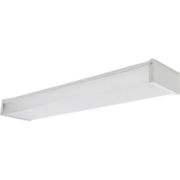 Inverted Lens Fixture 5 Pack 4 FT Prismatic Lens Wraparound Fixture - Walmart.com - Walmart.com