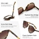thumbnail image 4 of Gafas de sol SUNGAIT Classic Vintage Round Polarized UV400, 4 of 6