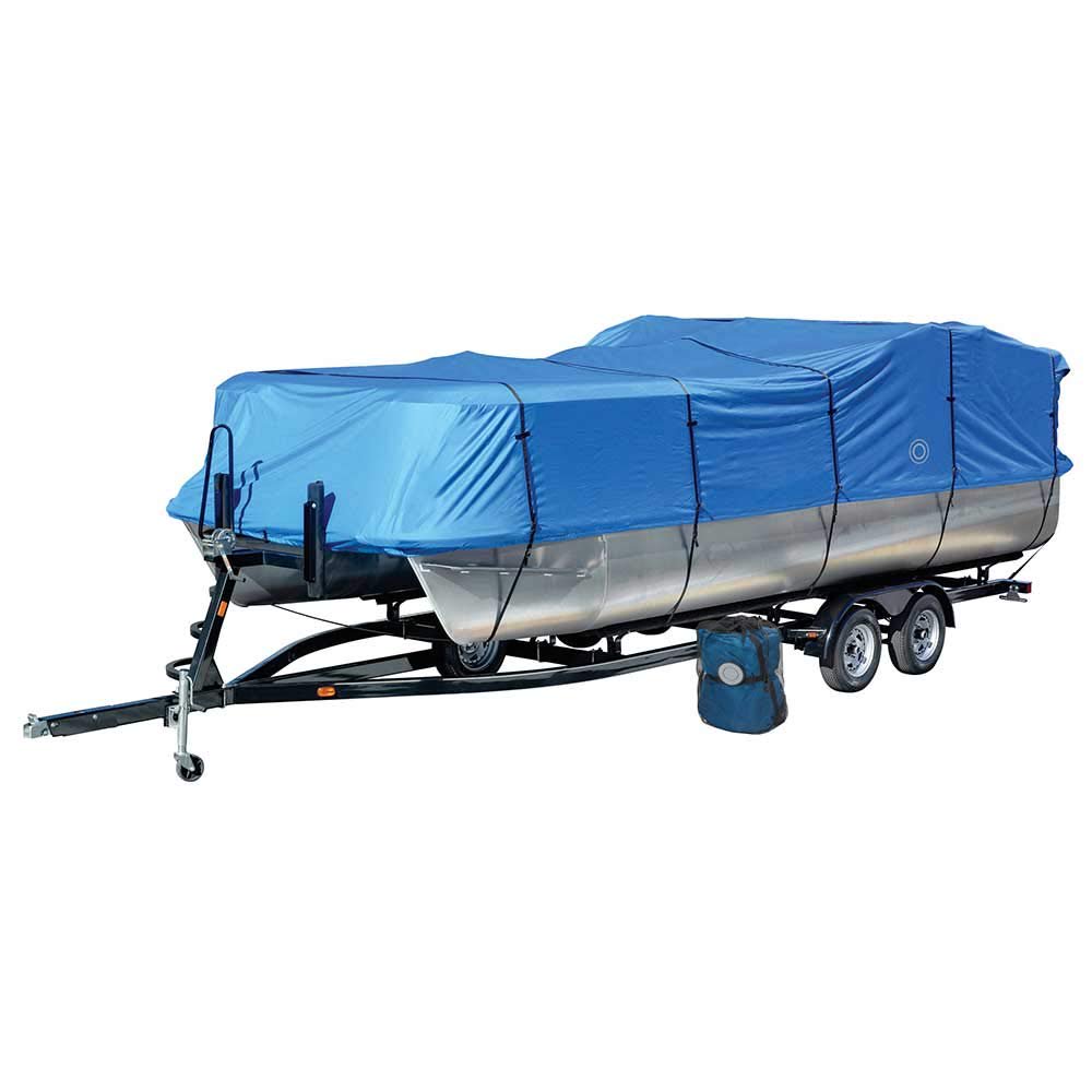 Wake Monsoon Series Pontoon Boat Cover 600D Marine Grade Durapel Polyester Canvas