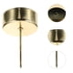 thumbnail image 4 of 4 portavelas de metal con pinchos para velas, decoración de tartas, velas de fiesta, centros de mesa florales, 4 of 7