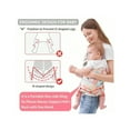 thumbnail image 5 of Baby Sling Carrier, Kind Kompakte Hüftsitz One-Shoulder Carrier Tragbare Leichte Babytrage Sling Hüfte Neugeboren Zum Kleinkind Für Säuglinge Tragen Bis 44 Lbs Ganzjahresriemen, 5 of 7
