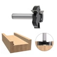 thumbnail image 2 of Riwesomey Brocas para enrutador de superficie Spoilboard, cabeza de taladro impermeable lavable, broca de cepillado tipo T, cortadora de fresado de madera, Kits y herramientas para tallar 1/2*1/2 Riwesomey TO009696-02, 2 of 6