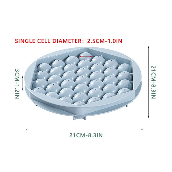 Vikakiooze Homemade Ice Frozen Ice Refrigerator Ice Box Spherical Ice Box Home Ice Box