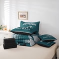 thumbnail image 6 of jejeloiu Football Sport 7-Piece Twin Bedding Sets,American Rugby Game Bedding Comforter Set For Teens Reversible, 6 of 8
