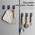 thumbnail image 5 of Heavy Duty Magnetic Wreath Hanger for Front Door, Scratch-Free Strong Suction Hook for Refrigerator, Kitchen and Holiday Decor, 1-Piece, 5 of 6