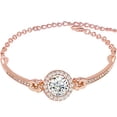 thumbnail image 4 of Brazalete de joyería Brazalete versátil para mujer Brazalete de diamantes con destellos de temperamento simple Brazalete de circón Joyas - Oro oso de fresa Electrónica, 4 of 5