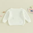 thumbnail image 2 of FNNMNNR Baby Round Neck Sweaters Long Sleeve Loose Knitted Pullovers, 2 of 7