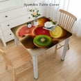 thumbnail image 2 of Orange Fruit Rectangle Tablecloth for Kids Party Teens Outdoor Picnic Table Cloth Bright and Colorful Table Cover for Kitchen Room Banquet Waterproof Fabric, 2 of 7