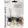 thumbnail image 2 of Stainless Steel Liquor Pourer, Black and Silver, BarY3, 2 of 2