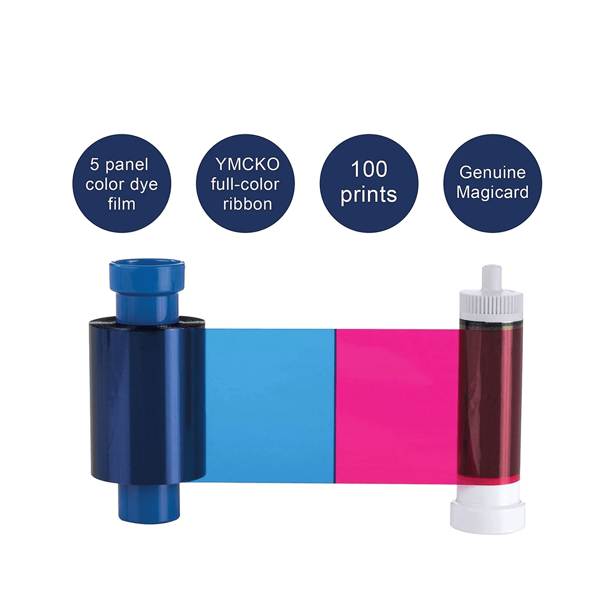 MA100YMCKO Color Ribbon 100 Prints