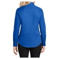 thumbnail image 2 of Womens Long Sleeve Easy Care Cotton/Polyester Shirt Strong Blue 5XL, 2 of 6