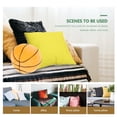 thumbnail image 4 of WASHWEPE Sports Ball Shaped Pillow Plush For Sleeping In Home Decoration 1Pack, 4 of 4