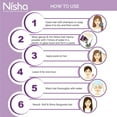 thumbnail image 5 of Nisha Pack 10 Permanent Natural Red Henna Hair Color Dye, 100% Grey Coverage, Burgundy Red, 0.53 oz Each Pack, 5 of 7