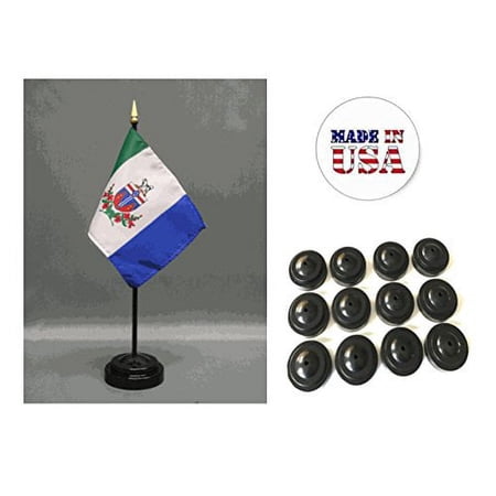 Box of 12 Yukon 4"x6" Miniature Desk & Table Flags Includes 12 Flag Stands & 12 Canada The Yukon Small Mini Stick Flags