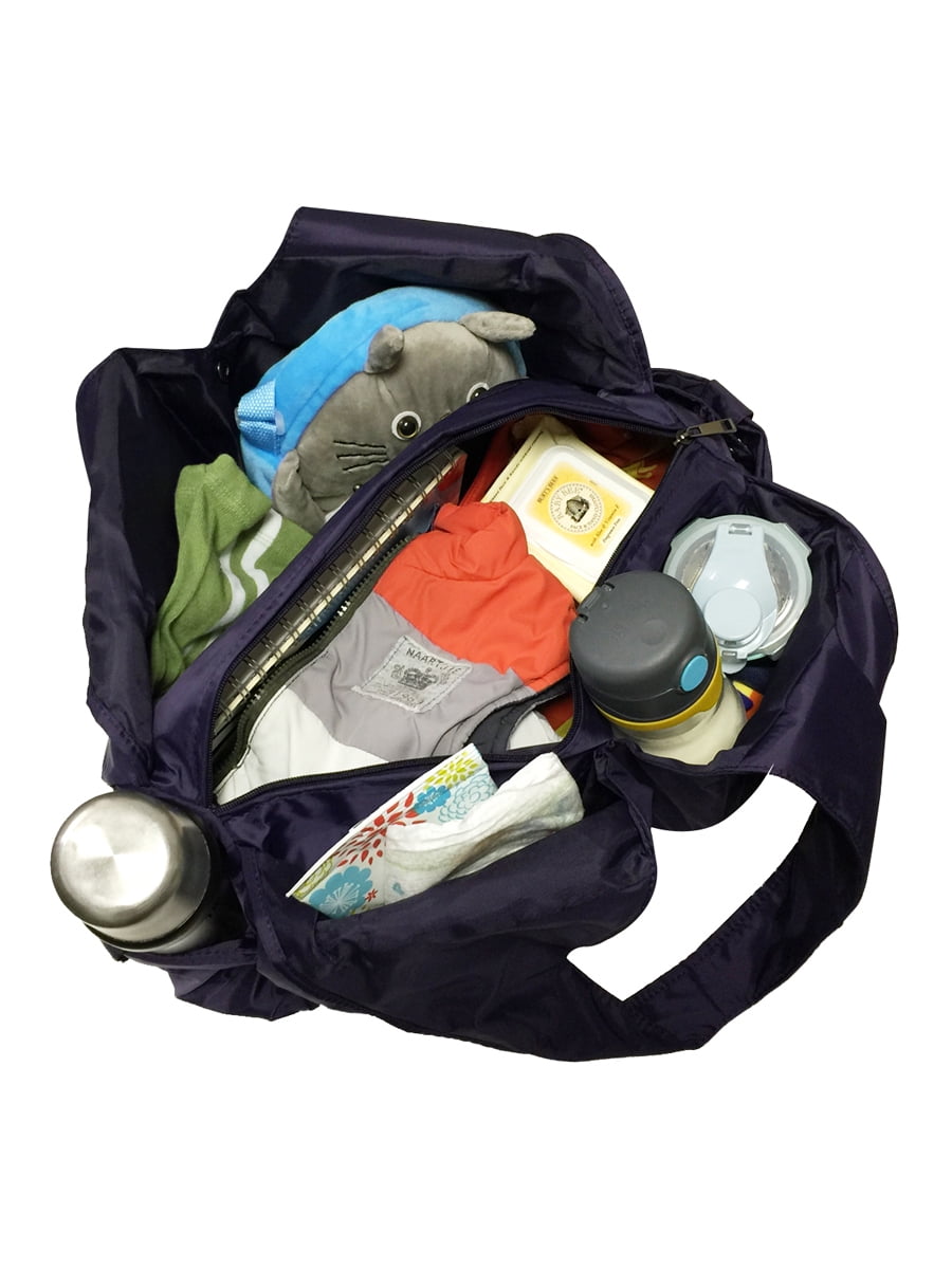 Wrapables® Away We Go Multi-Functional Tote Bag Diaper Bag, Black