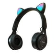 thumbnail image 2 of Naxoaeo Cat Ear Headphones, Bluetooth Headphone with Microphone,Foldable Comfortable and Adjustable Wireless/Wire Over Ear Headset for Teenagers and Adults, 2 of 9