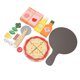 thumbnail image 5 of Juego De Juguetes De Pizza, Comida De Juego De Pizza, Interacción De Madera De Alta Simulación Para Decoración De Habitaciones, 5 of 7