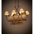 thumbnail image 1 of Meyda 172241 36 in. Personalized Canoe 6 Light Chandelier, Tarnished Copper, 1 of 1