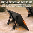 thumbnail image 6 of EBL 2Packs Flexible Solar Panel 100 Watt 12 Volt with Adjustable Kickstand and Parallel Cable, 6 of 9