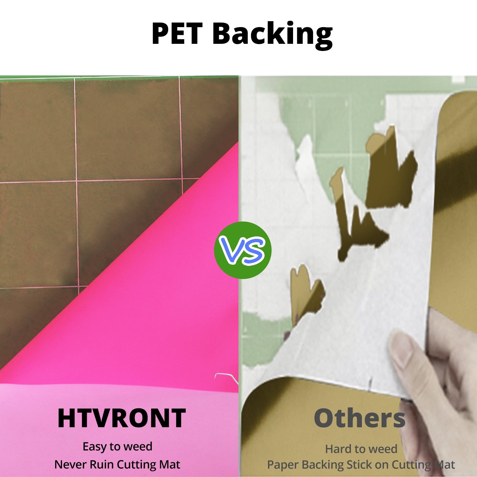 HTVRONT 90 Sheets 12" x 10" HTV Heat Transfer Vinyl Bundles Iron on for T-Shirts, Easy Transfers