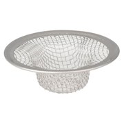 Whedon DP40C Lavatory Strainer with Ring, 2-1/4 in Dia, Stainless Steel, For: Lavatory Sink Drains