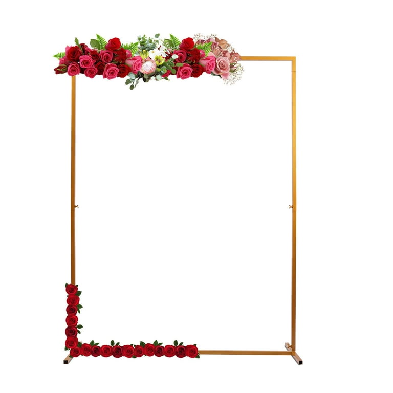  Metal Wedding Garden Arch, Wedding Sign Stand 4.9 Feet Tall  Welcome Sign Frame, Seating Chart Frame Guest List Directory Geometric  Stand Wedding Sign Floral Ceremony Decorations : Patio, Lawn & Garden