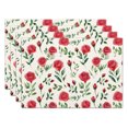 thumbnail image 1 of Ensemble de 4 Napperons Réutilisables pour Décoration de table de Cuisine de la Saint-Valentin, 1 of 5